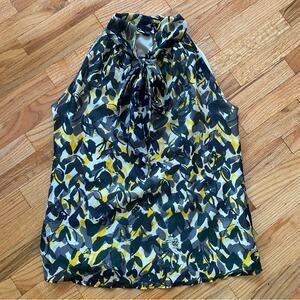 Banana Republic sleeveless floral print blouse